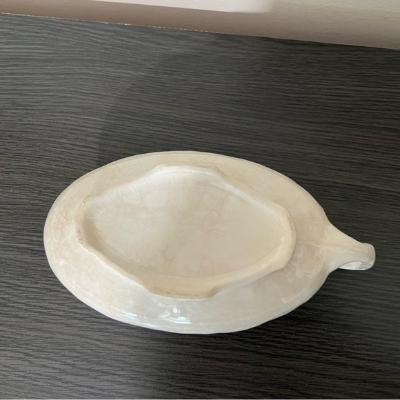 Porcelain Gravy boat and Creamer